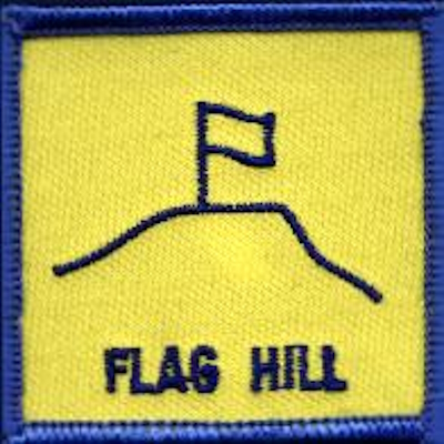 Trail Trekker patch - Flag Hill