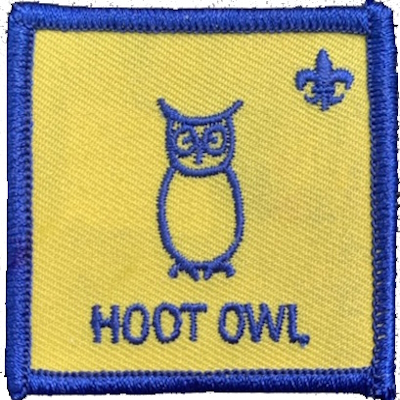 Trail Trekker patch - Hoot Owl